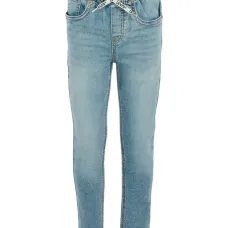 Джинсы с эластичным поясом