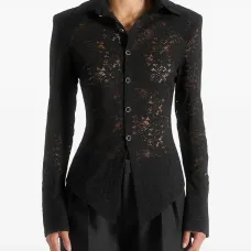 Кружевная рубашка Sila с расклешенными рукавами