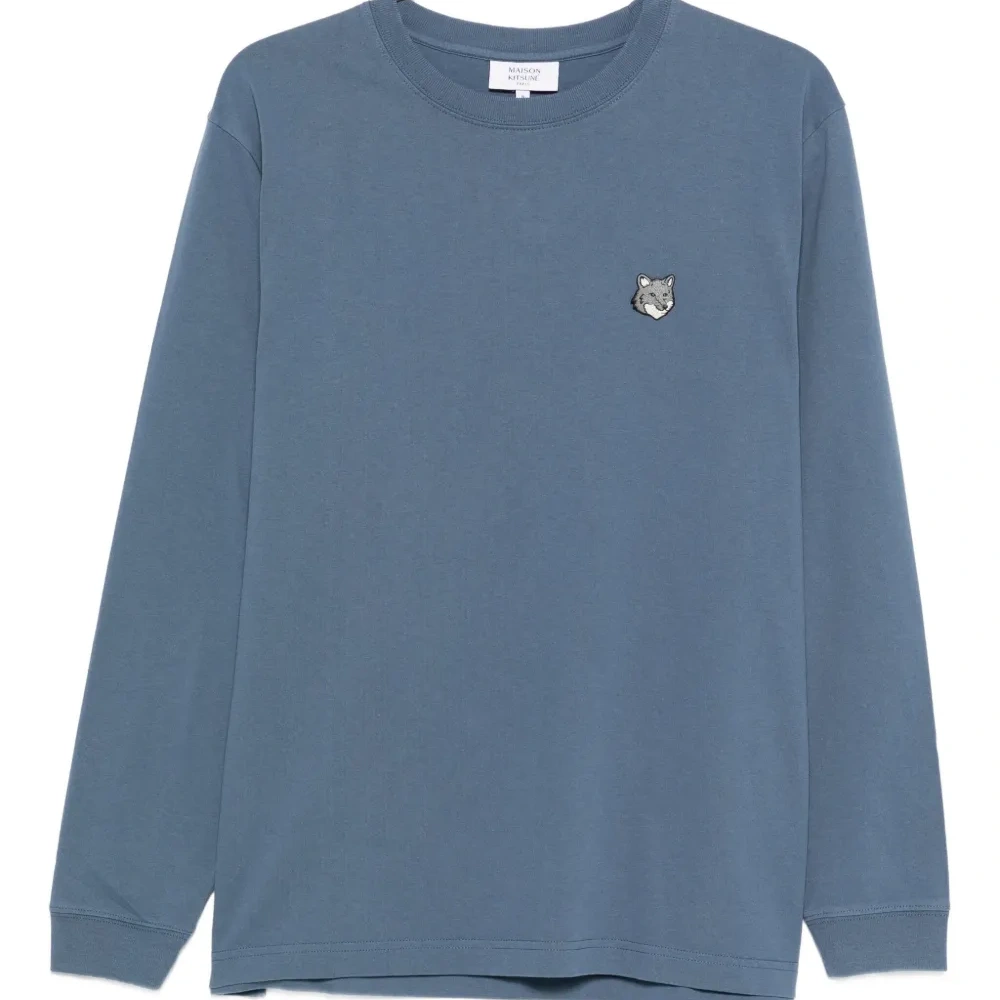 Лонгслив с изображением головы лисы