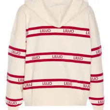 Худи в полоску с логотипом