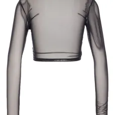 Сетчатая футболка с круглым вырезом Сетчатая футболка с круглым вырезом