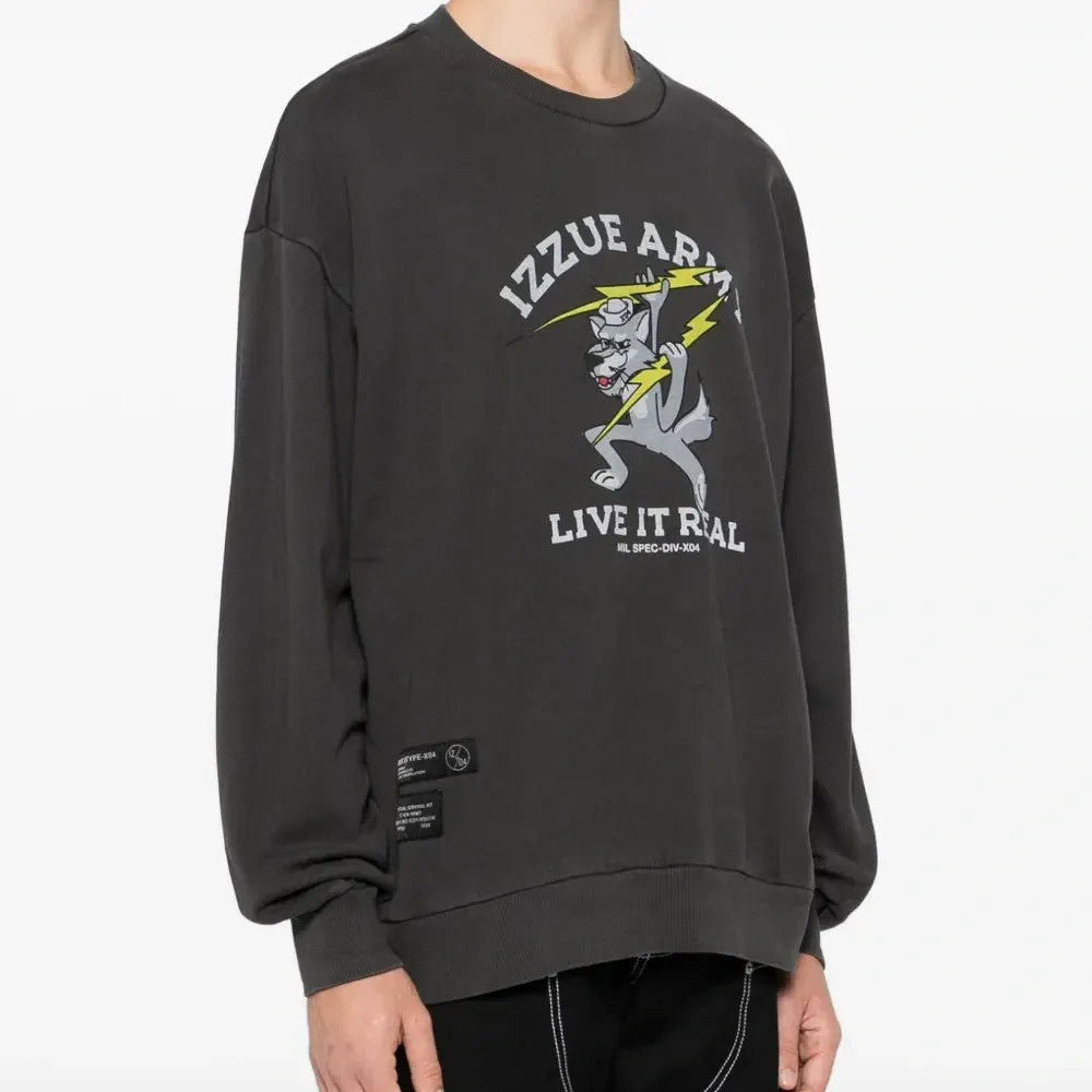 Толстовка с графичным принтом