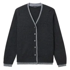 Кардиган с вышитым логотипом