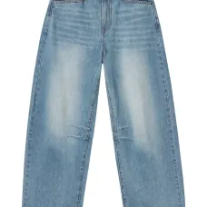 Джинсы с эффектом потертости