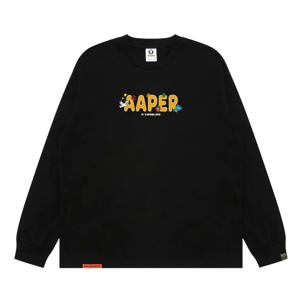 Футболка с длинными рукавами и логотипом