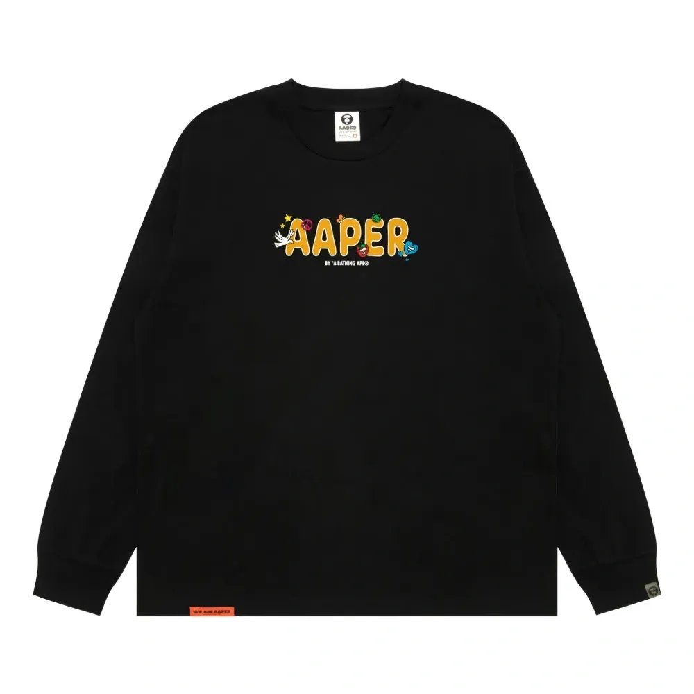 Футболка с длинными рукавами и логотипом