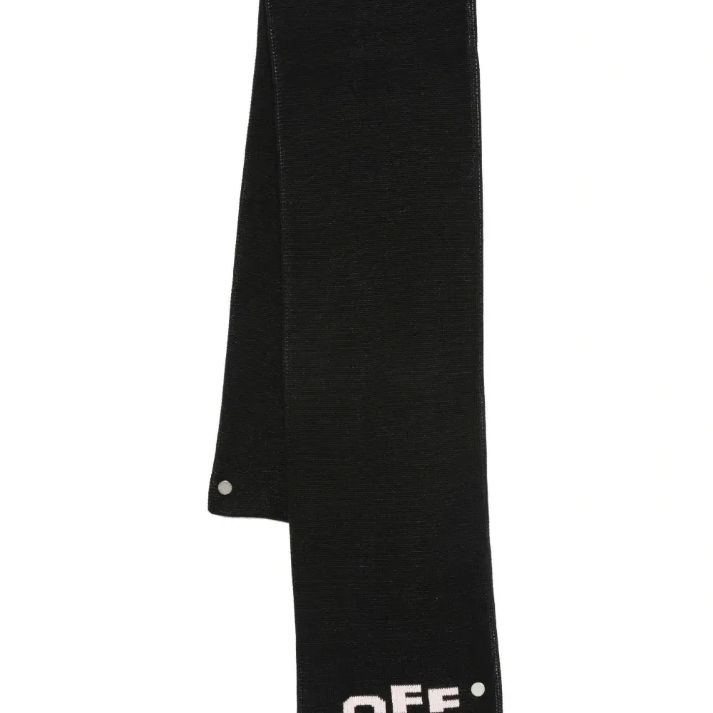 Шарф с принтом логотипа