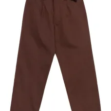 Брюки с защипами и поясом