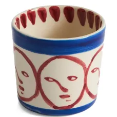 Чашка с рисунком лица La Pittura