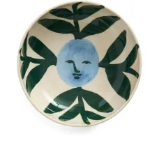 Чаша La Pittura Moon Face с растительным узором
