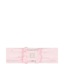 Повязка на голову с оборками и принтом