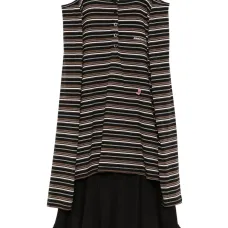 Комплект из футболки и юбки с вышитым логотипом Комплект из футболки и юбки с вышитым логотипом