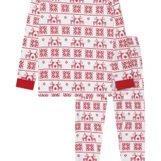 Комплект из топа и брюк с узором Комплект из топа и брюк с узором