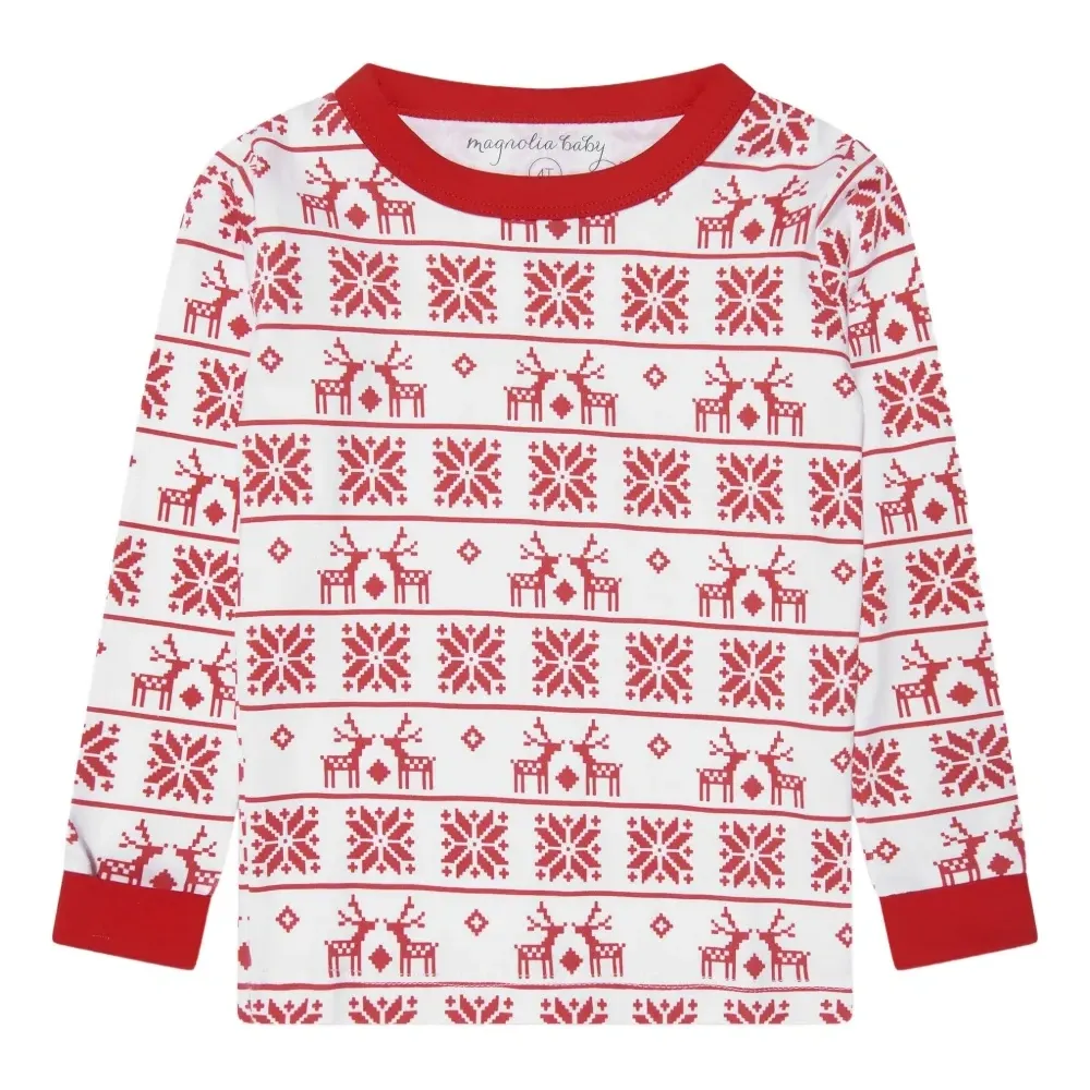 Комплект из топа и брюк с узором