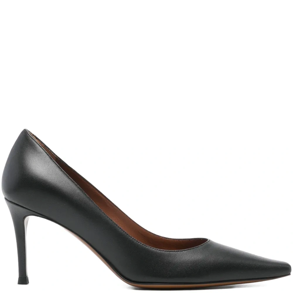 Туфли-лодочки на шпильке с острым носком, каблук 70 мм