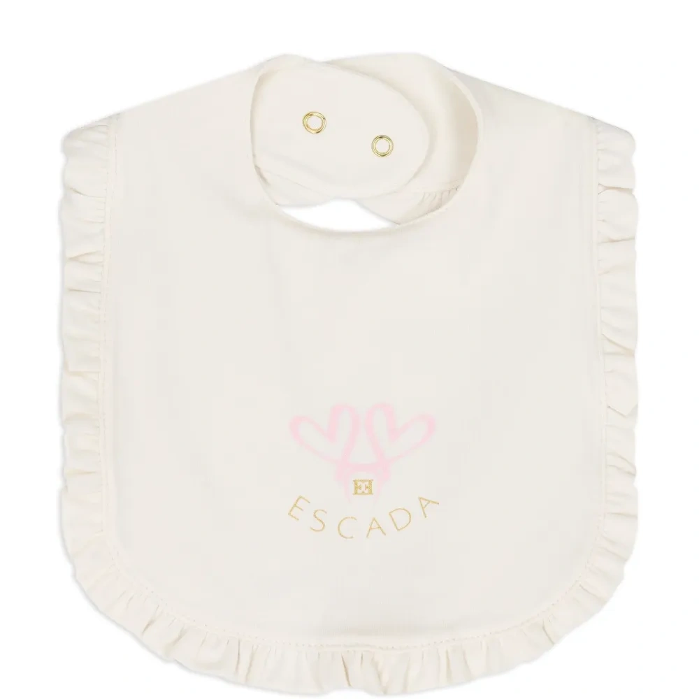 Нагрудник с оборками и логотипом