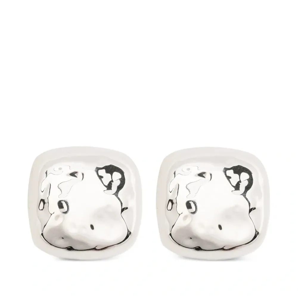 Серьги квадратной формы