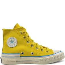 Кеды Chuck 70 Hi Popped Color - Speed Yellow/Sail Blue/Egret