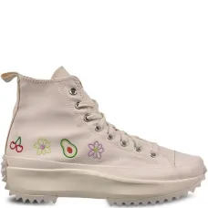Кеды Run Star Hike Platform Hi Embroidered Fruits & Florals - Beige Кеды Run Star Hike Platform Hi Embroidered Fruits & Florals - Beige