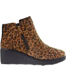 Ботильоны Mazy Eastham с леопардовым принтом и молнией
