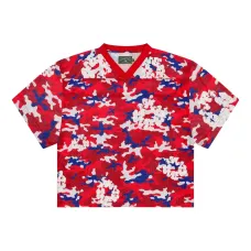 Сетчатая футболка с камуфляжным принтом