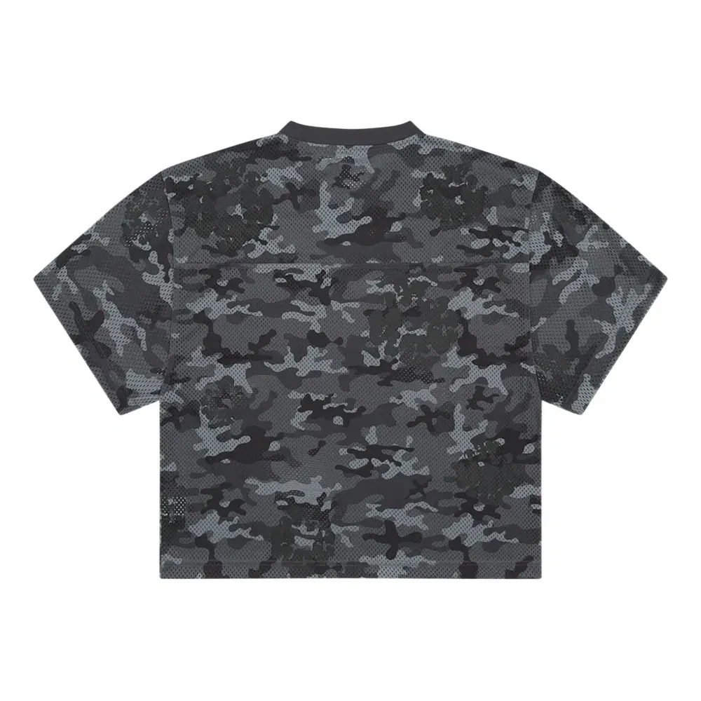 Сетчатая футболка с камуфляжным принтом