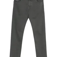 Брюки с вышитым логотипом