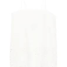 Топ Eyelet без рукавов