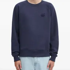 Толстовка с круглым вырезом и вышивкой