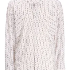 Рубашка с длинными рукавами и узором