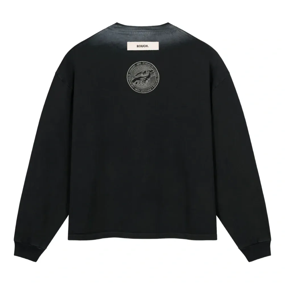 Футболка с длинными рукавами и графичным принтом