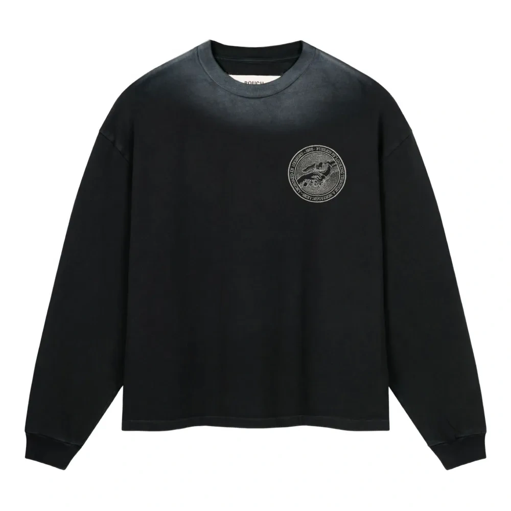 Футболка с длинными рукавами и графичным принтом