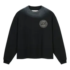 Футболка с длинными рукавами и графичным принтом