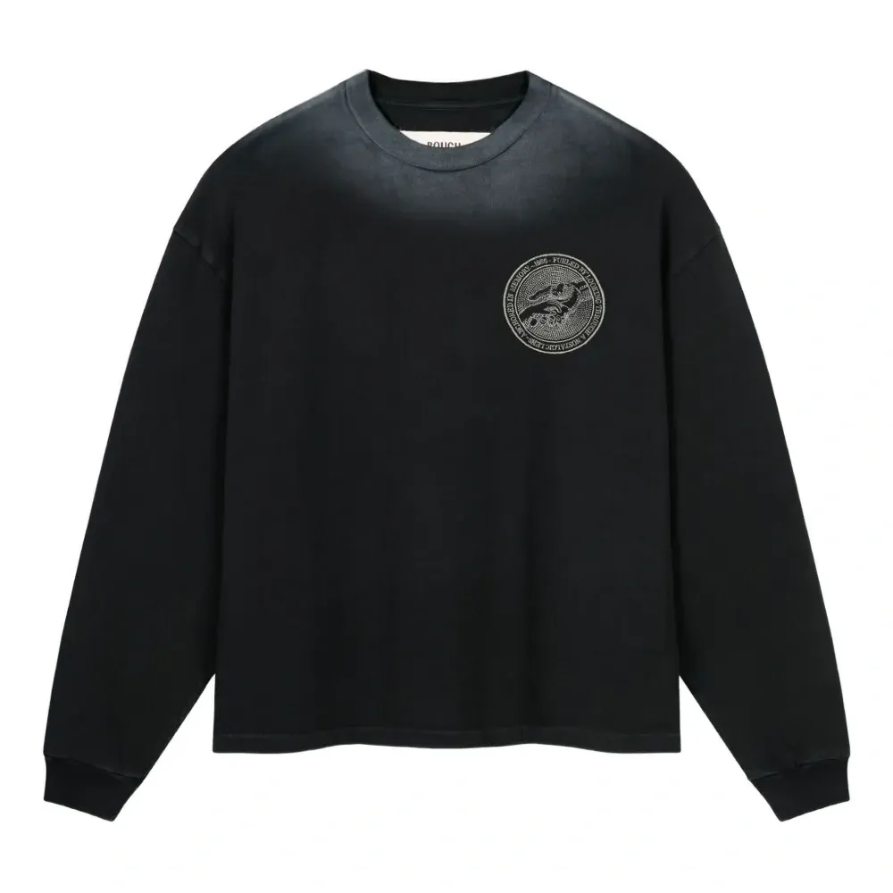 Футболка с длинными рукавами и графичным принтом