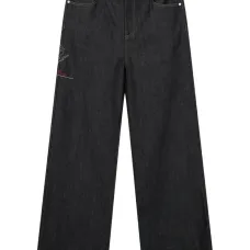 Джинсы с вышивкой