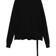 Свитшот с двойным воротником-воронкой