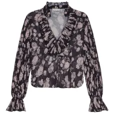 Блузка с цветочным принтом