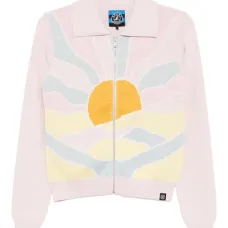 Кардиган с графичным принтом