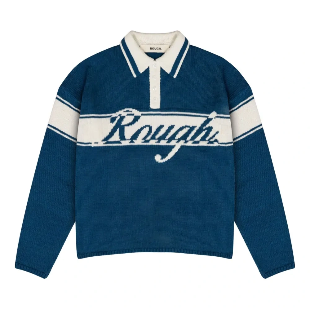 Полосатая рубашка поло с длинными рукавами