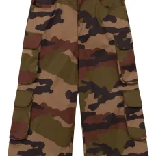 Шорты карго с камуфляжным узором