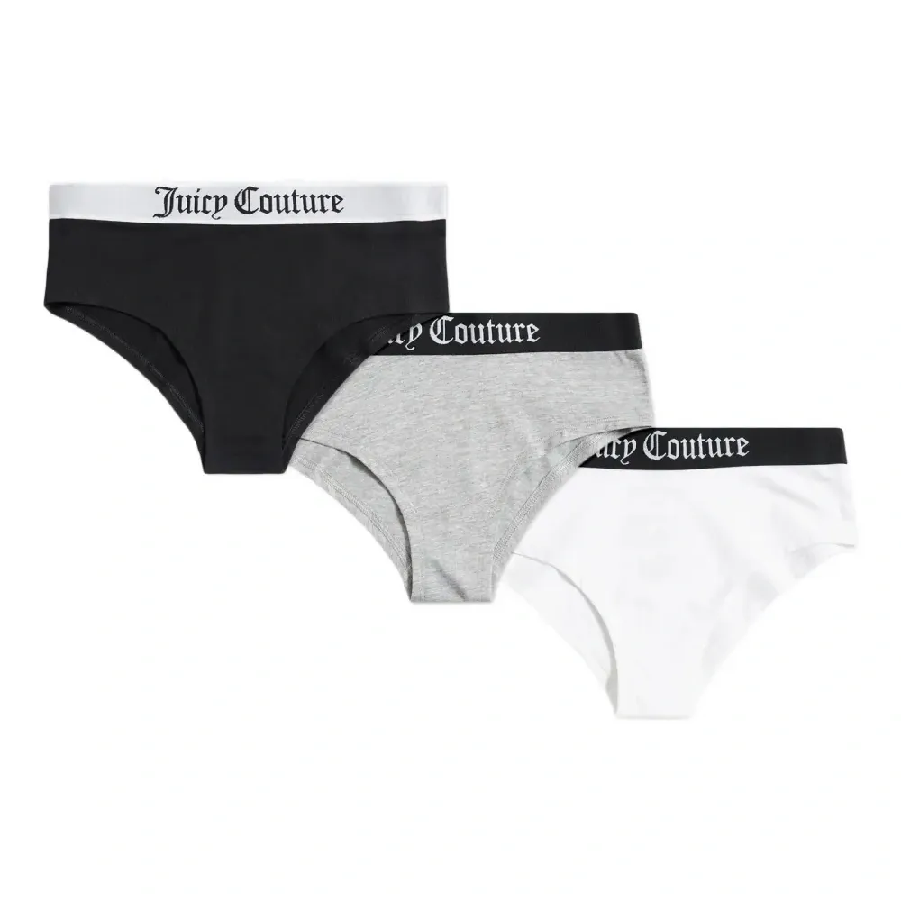 Трусы с логотипом на поясе (набор из трех штук)