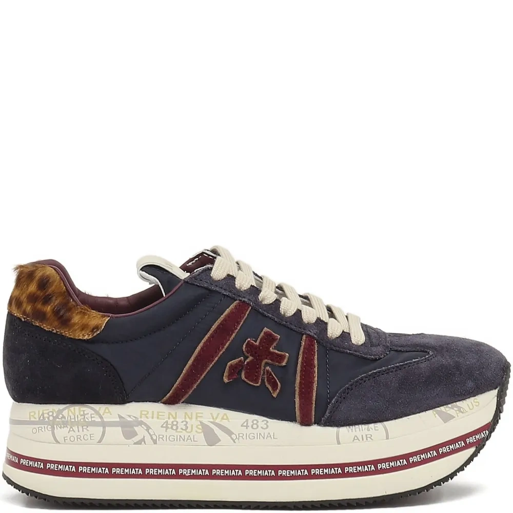 Кроссовки с леопардовым принтом