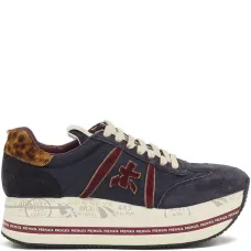 Кроссовки с леопардовым принтом