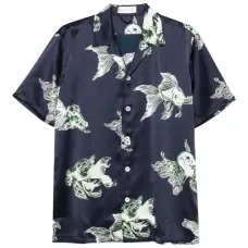 Рубашка с принтом в виде золотых рыбок