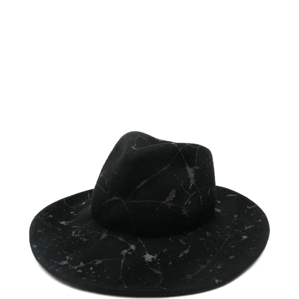 Федора с эффектом растрескавшейся краски