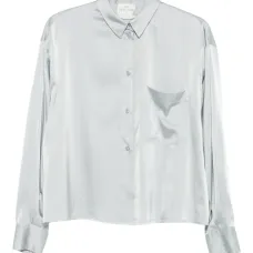 Атласная рубашка