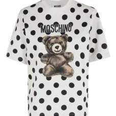 Футболка с мишкой в горошек Футболка с мишкой в горошек