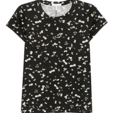 Футболка с цветочным принтом Футболка с цветочным принтом