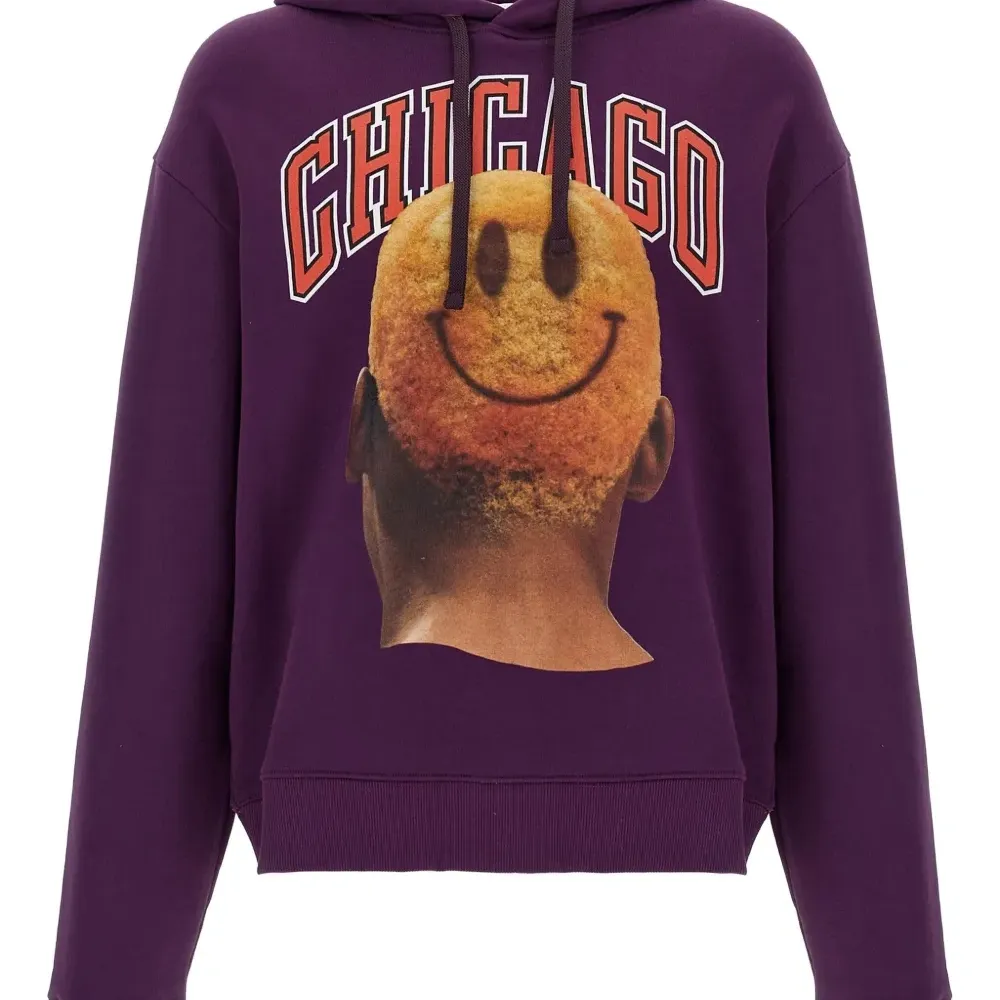 Чикаго - Худи с принтом "Улыбка"