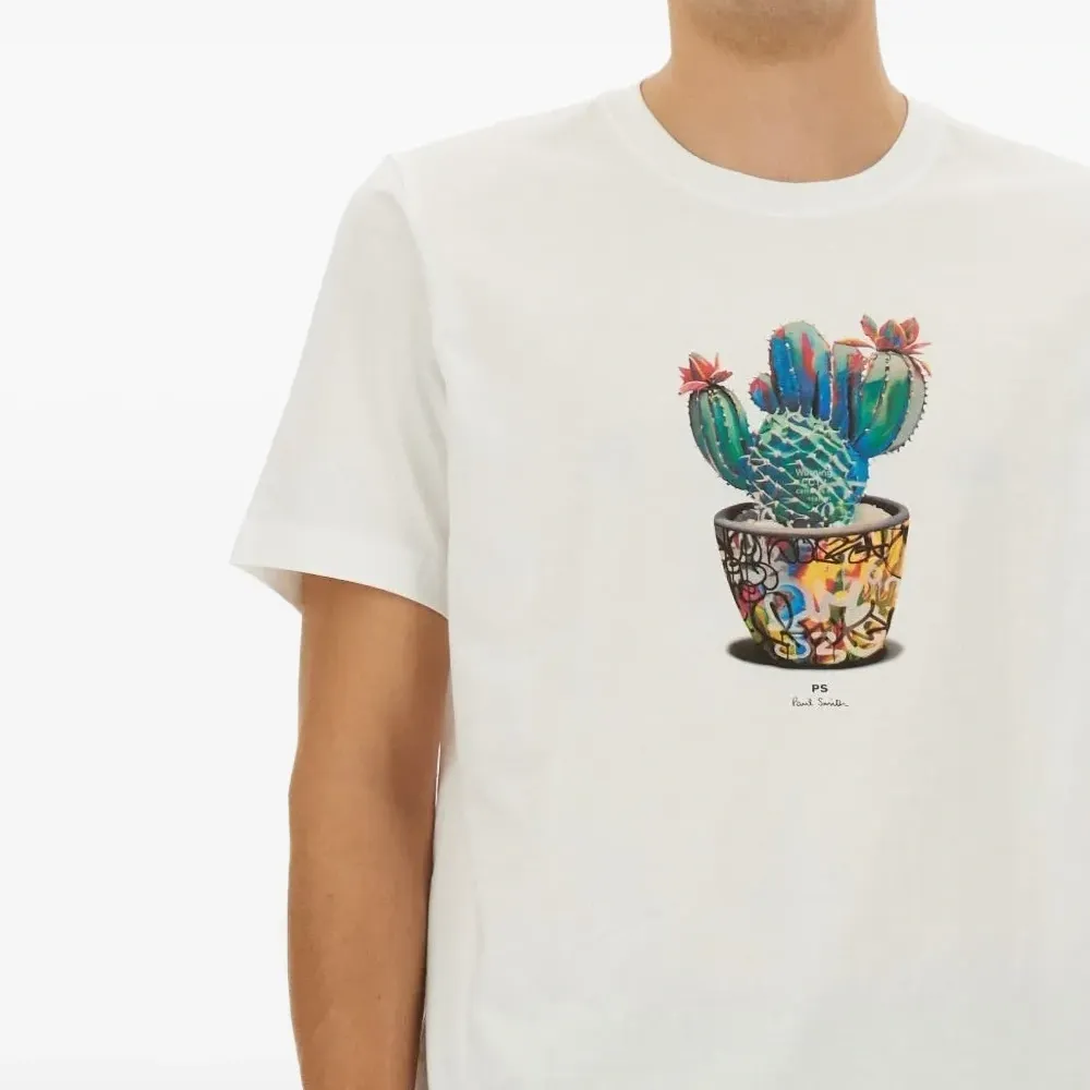 Футболка с принтом и короткими рукавами Футболка с принтом и короткими рукавами